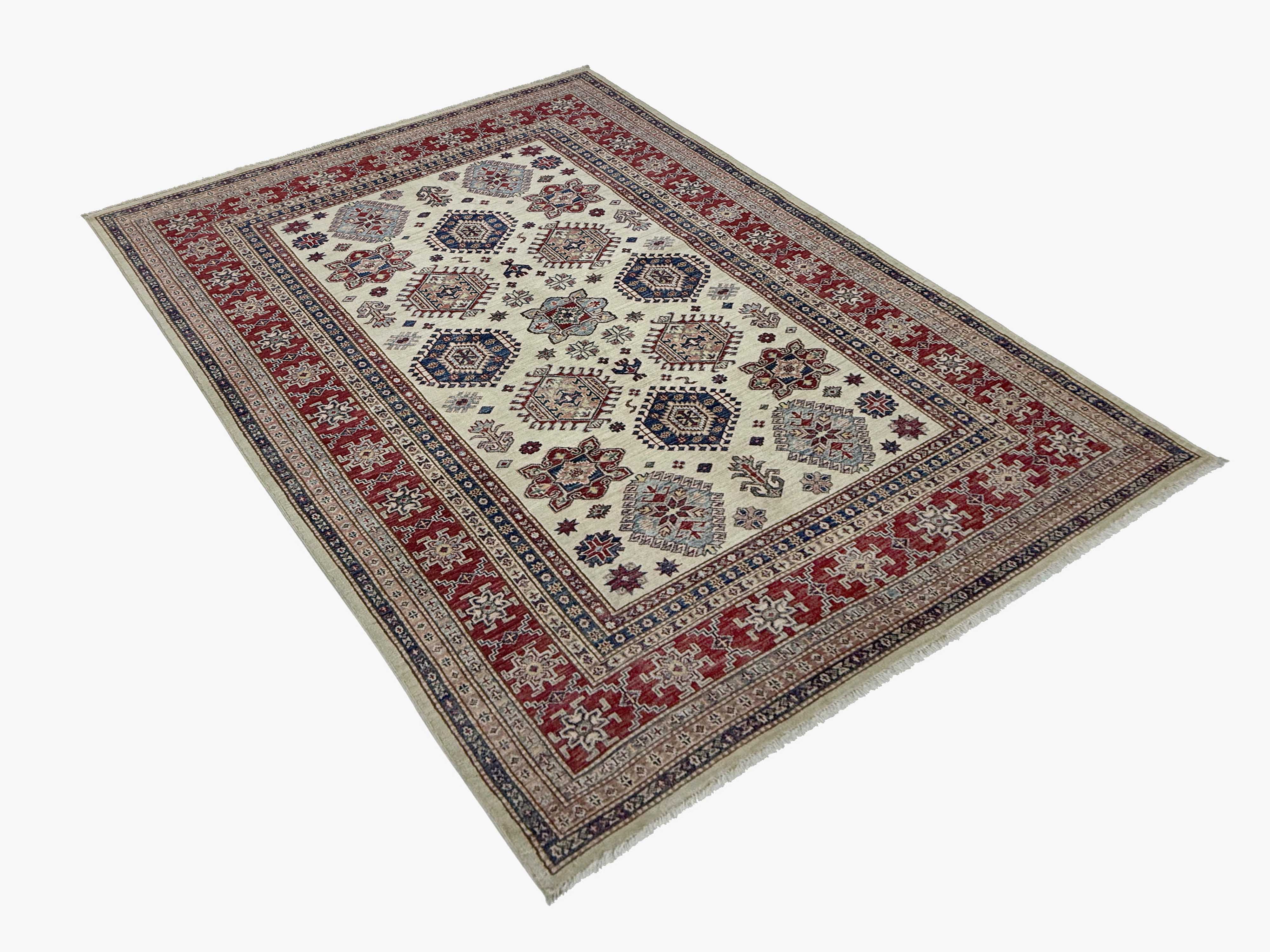 Supreme Kazak Ivory Rug PC 57432 - 2.39m X 1.56m