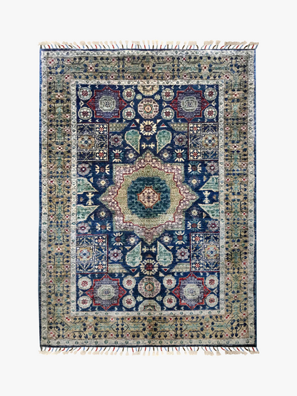 Mamluk Blue Rug PC 56430 - 1.54m X 1.02m