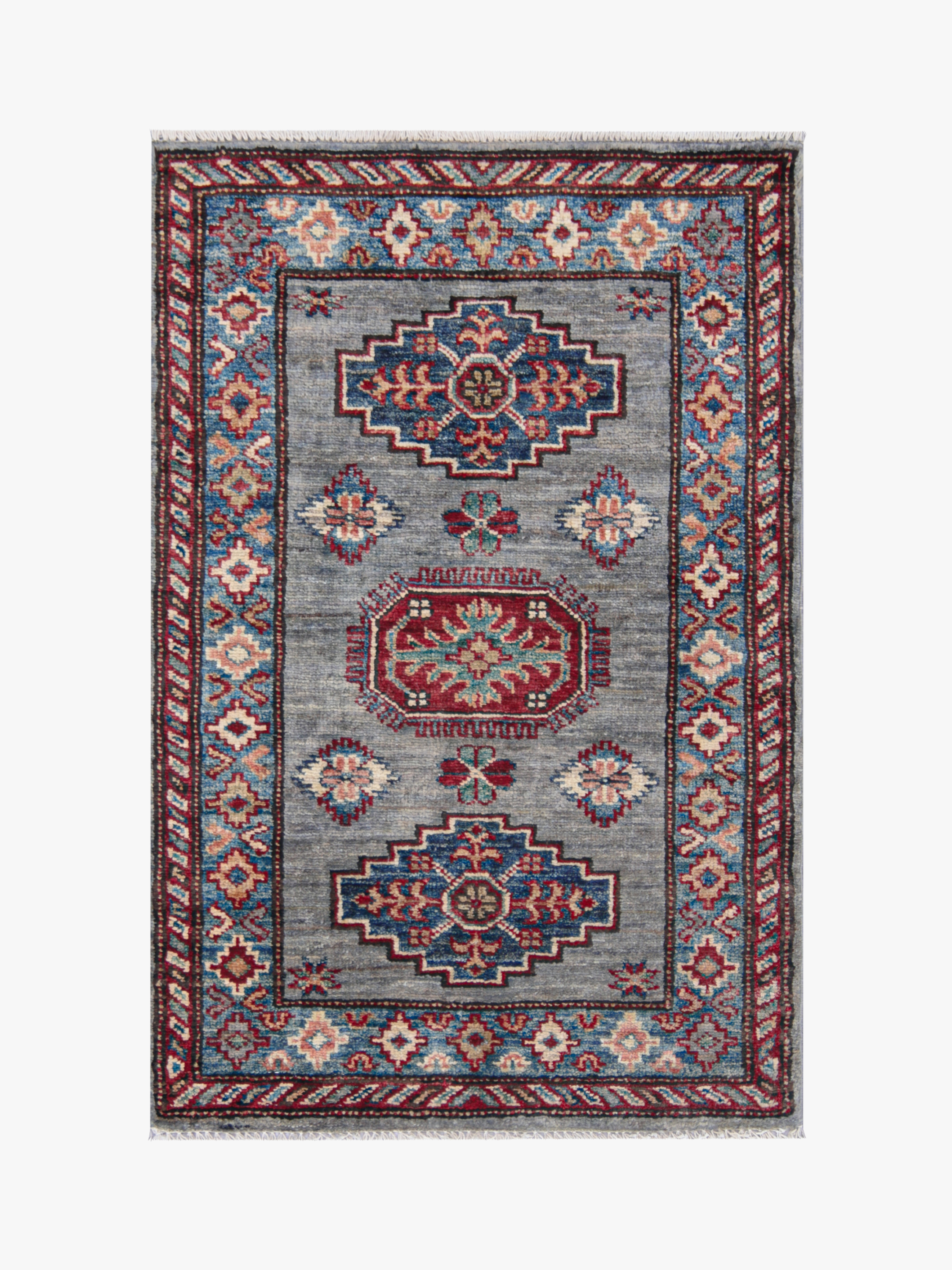 Supreme Kazak Grey Rug PC 55334 - 0.89m X 0.58m