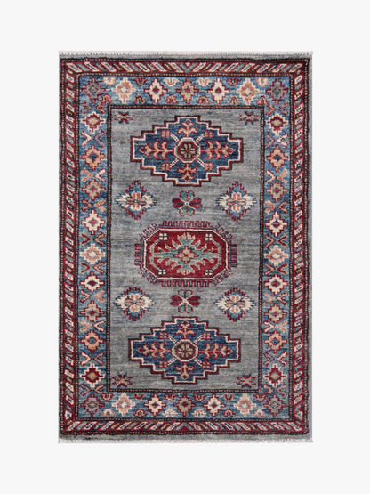 Supreme Kazak Grey Rug PC 55334 - 0.89m X 0.58m