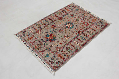 Sultani Grey Rug PC 53474 - 1.13m X 0.82m