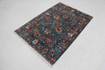Sultani Blue Rug PC 53514 - 1.50m X 1.05m