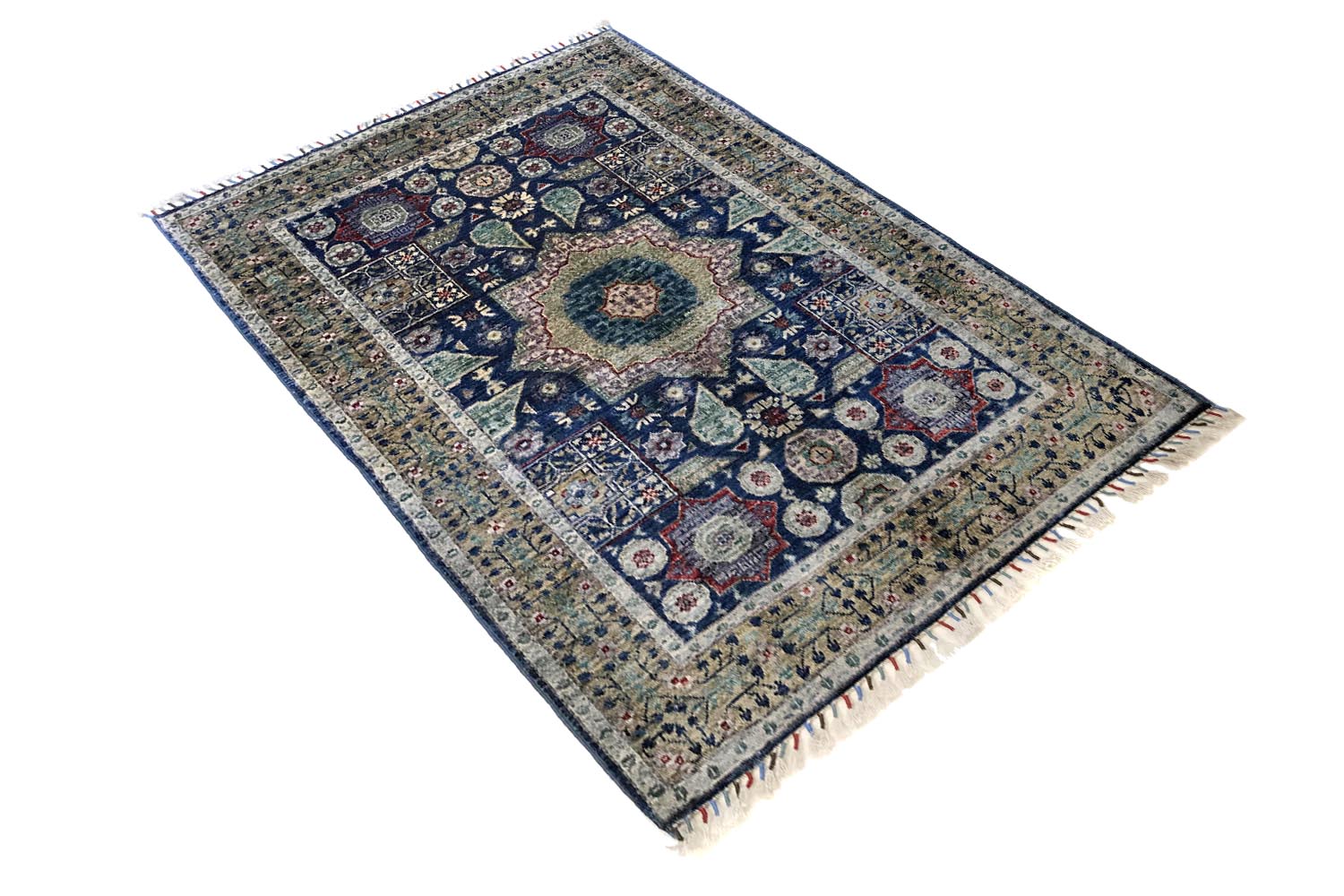Mamluk Blue Rug PC 56430 - 1.54m X 1.02m