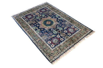 Mamluk Blue Rug PC 56430 - 1.54m X 1.02m