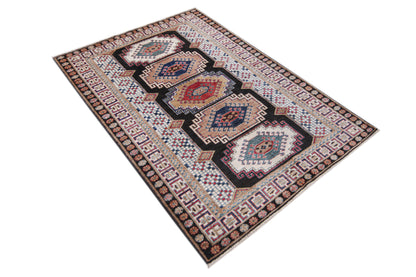 Supreme Kazak Black Rug PC 57488 - 1.75m X 1.22m