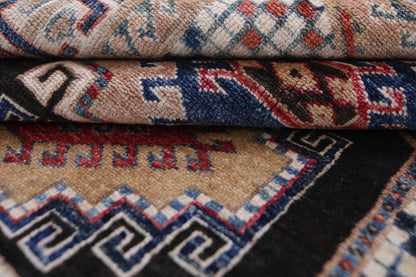 Supreme Kazak Black Rug PC 57488 - 1.75m X 1.22m