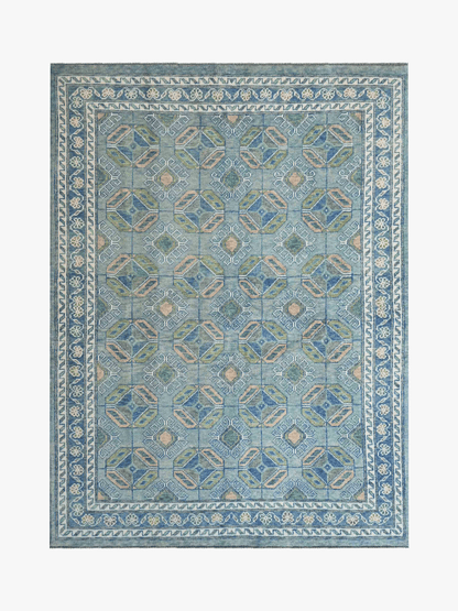 Boston Ersari Blue Rug