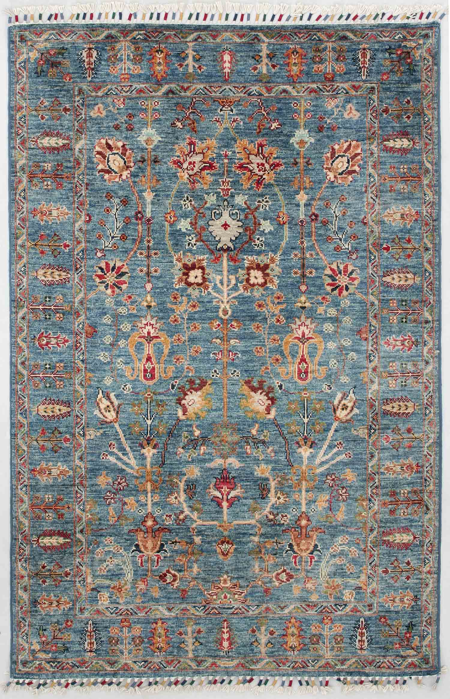 Sultani Blue Rug PC 53523 - 1.53m X 1.00m