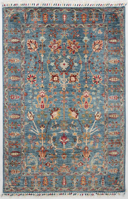 Sultani Blue Rug PC 53523 - 1.53m X 1.00m