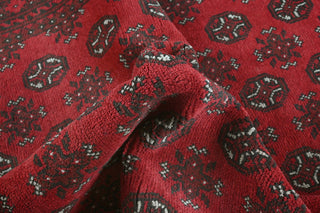 Red Afghan PC 50666 - 2.41 X 1.60