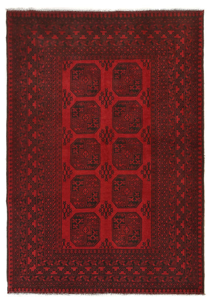 Red Afghan Rug PC 50652 - 2.41m X 1.61m