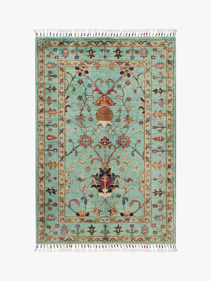 Sultani Aqua Rug PC 53497 - 1.26m X 0.85m