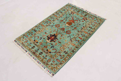 Sultani Aqua Rug PC 53497 - 1.26m X 0.85m