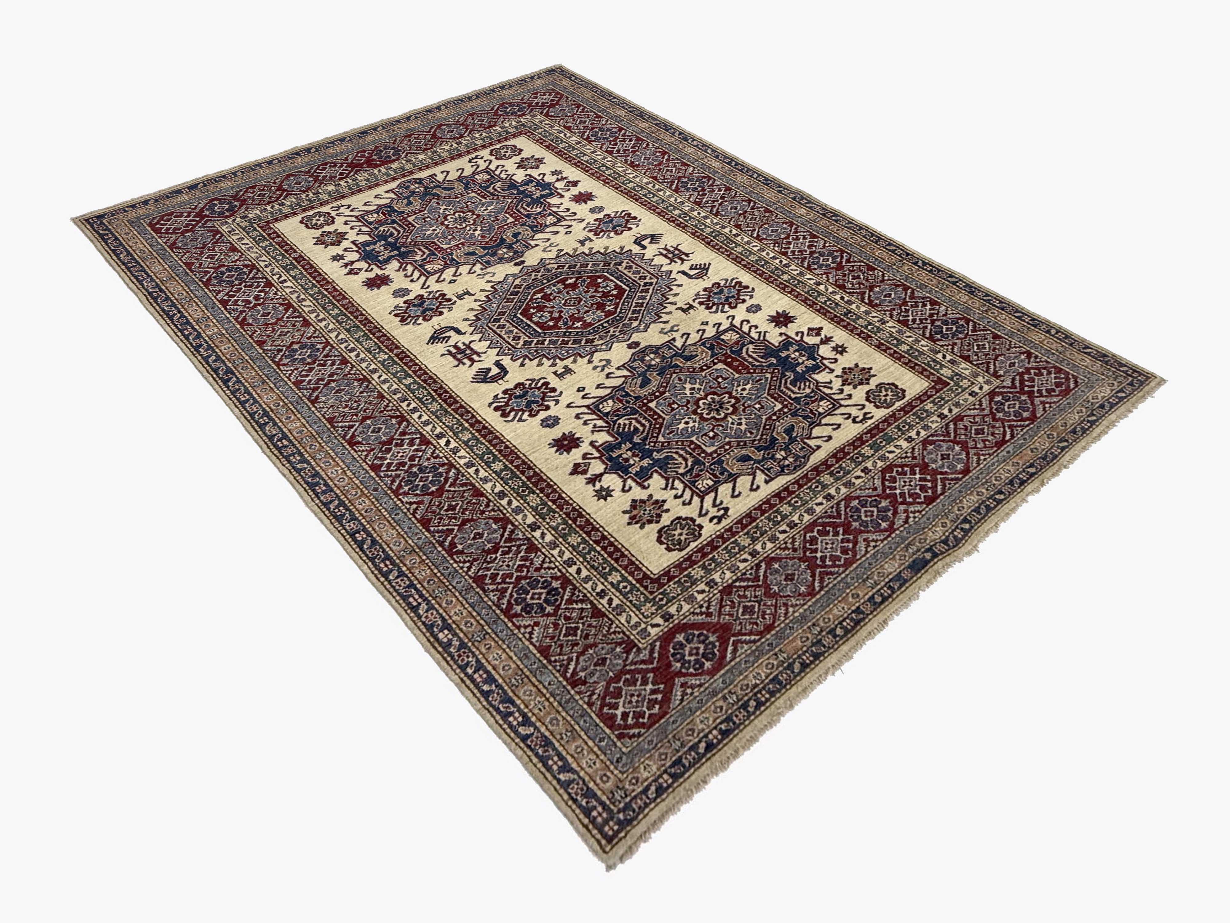 Supreme Kazak Ivory Rug PC 57434 - 2.40m X 1.67m