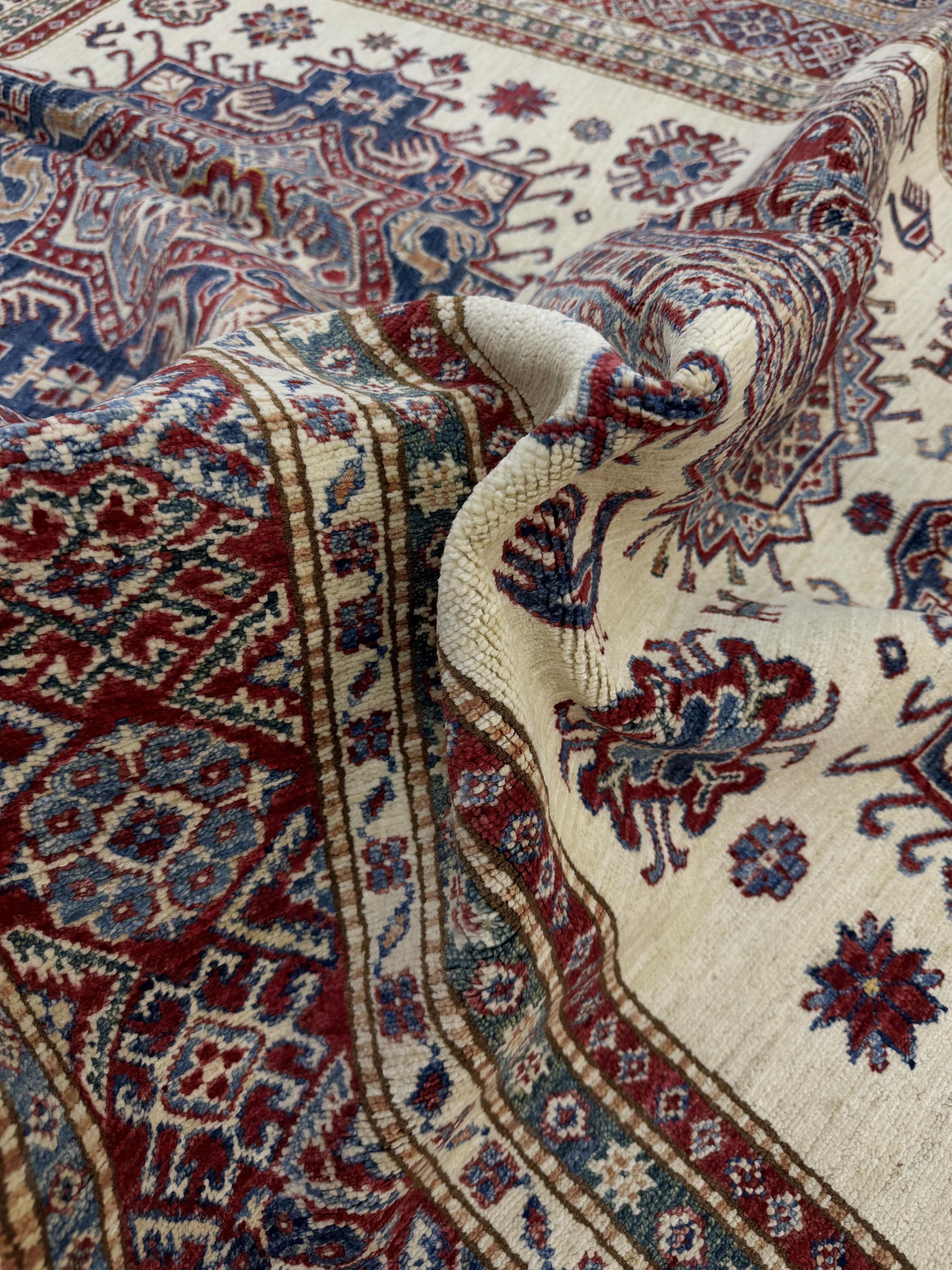 Supreme Kazak Ivory Rug PC 57434 - 2.40m X 1.67m