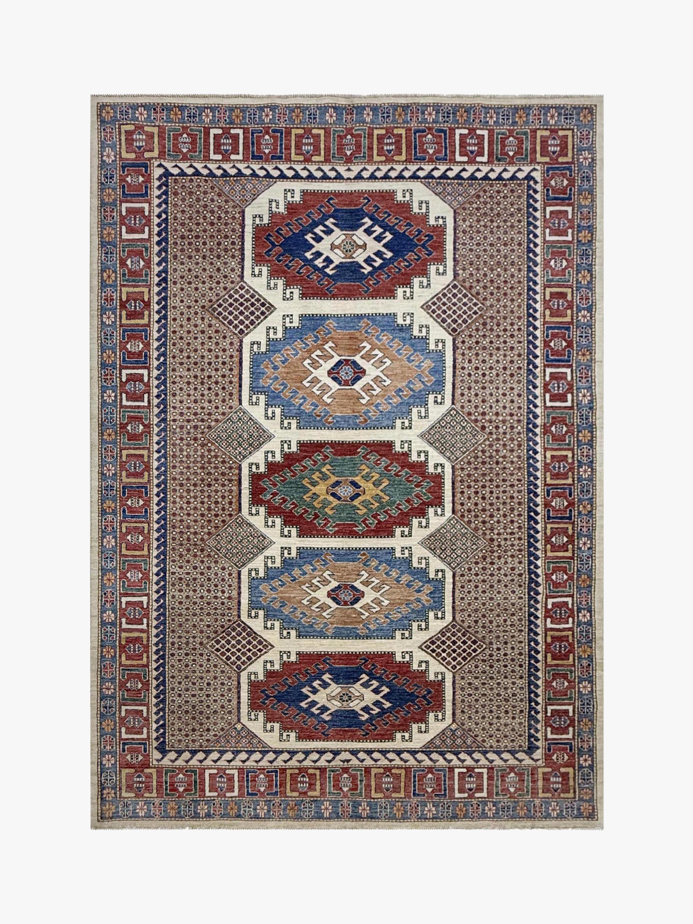 Supreme Kazak Ivory Rug PC 57435 - 2.42m X 1.71m