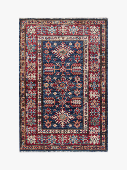 Supreme Kazak Blue Rug PC 55332 - 0.90m X 0.60m