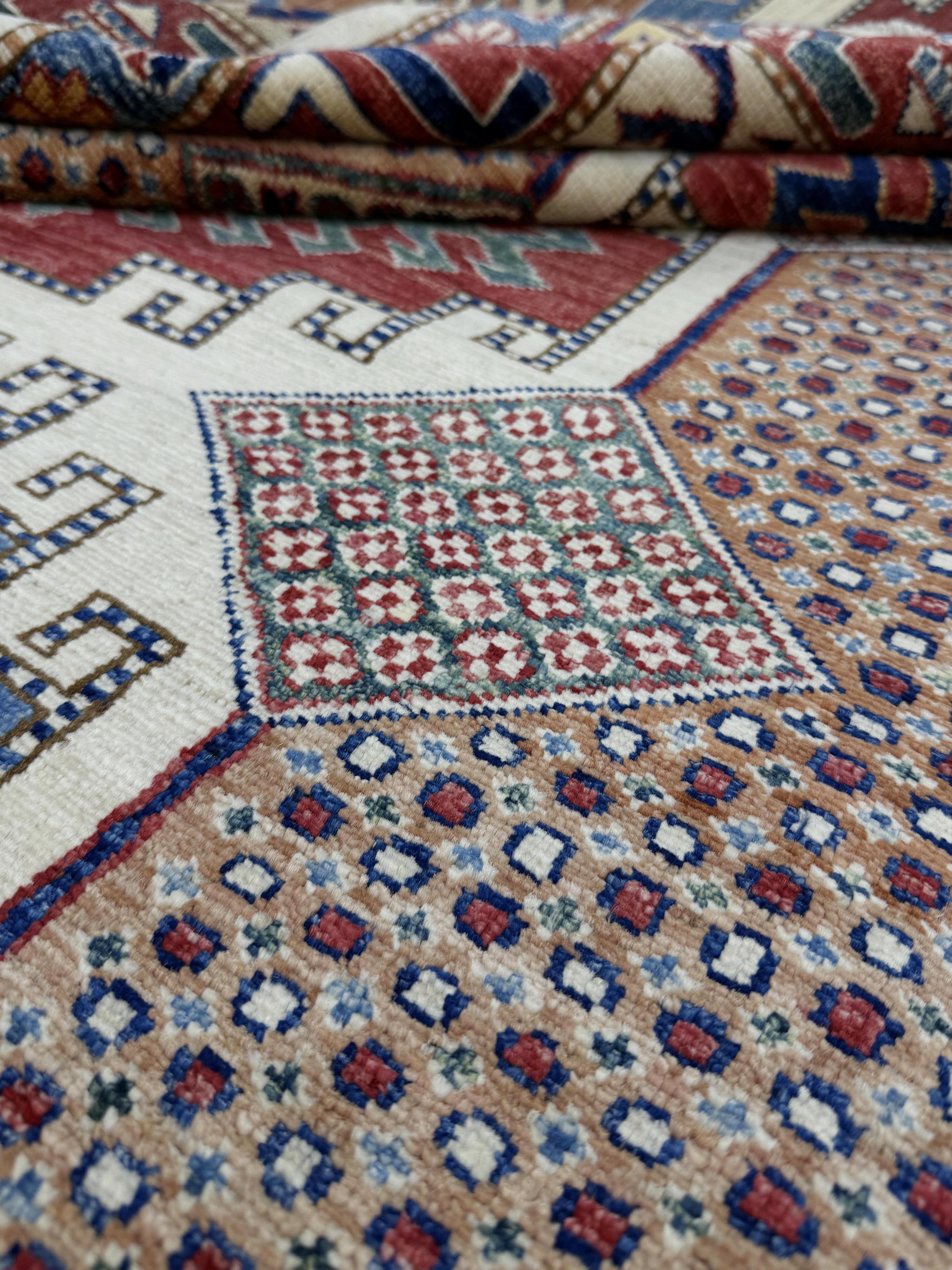 Supreme Kazak Ivory Rug PC 57435 - 2.42m X 1.71m