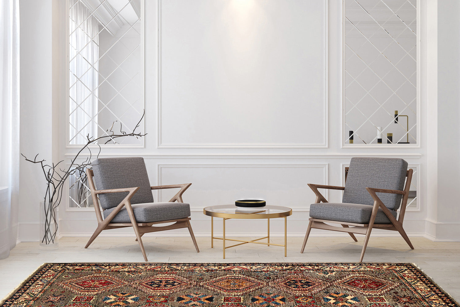 Supreme Kazak Natural Rug PC 54246 - 2.33m X 1.82m