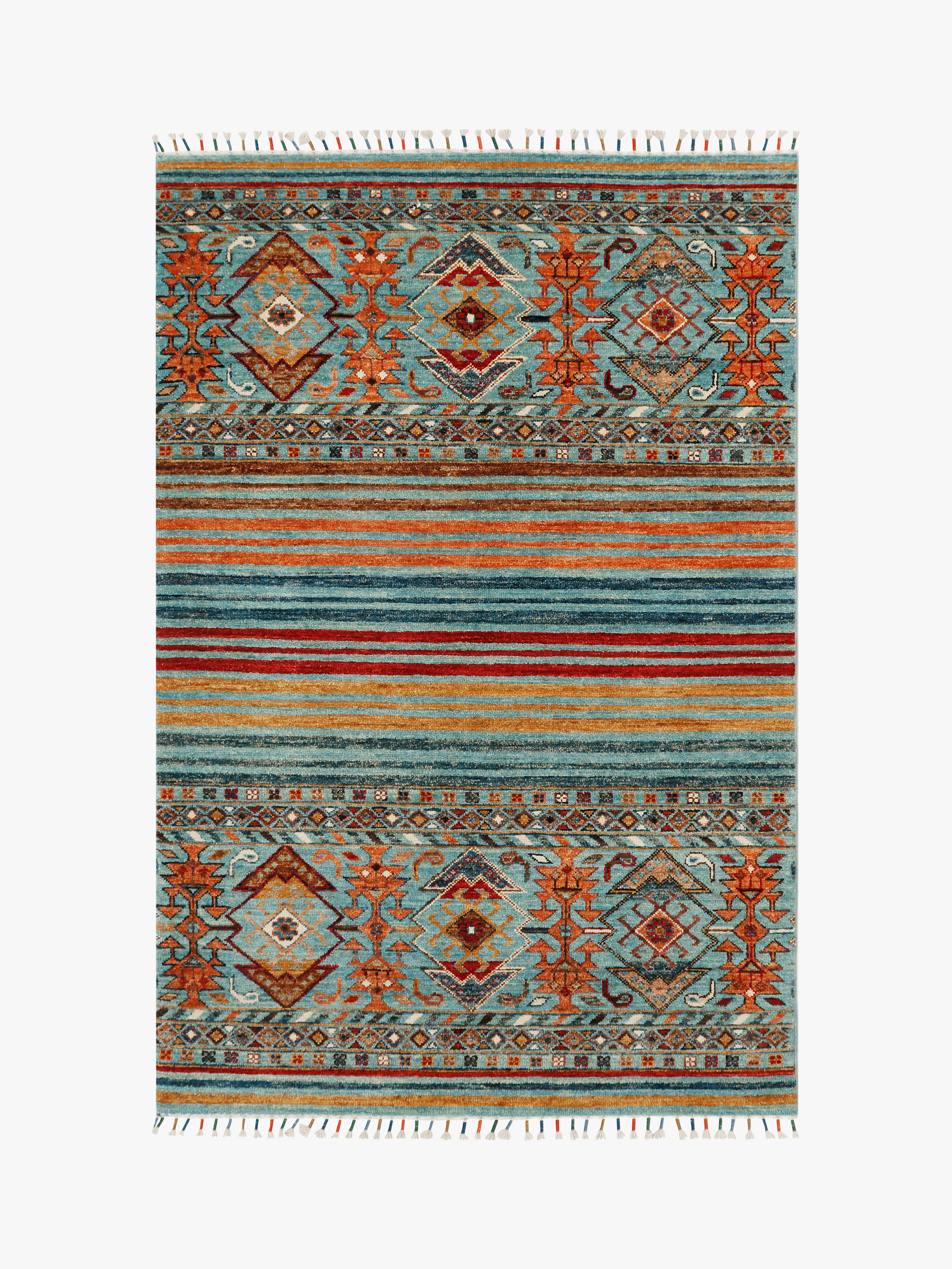Khurjeen Blue Rug PC 56513 - 1.53m X 1.01m