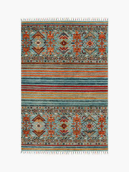 Khurjeen Blue Rug PC 56513 - 1.53m X 1.01m