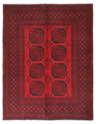 Red Afghan PC 50658 - 2.44 X 1.73