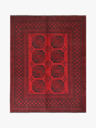 Red Afghan PC 50658 - 2.44 X 1.73