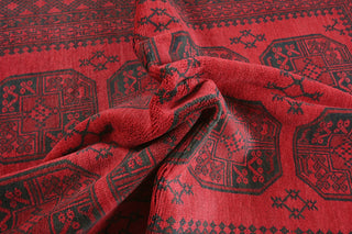 Red Afghan PC 50658 - 2.44 X 1.73