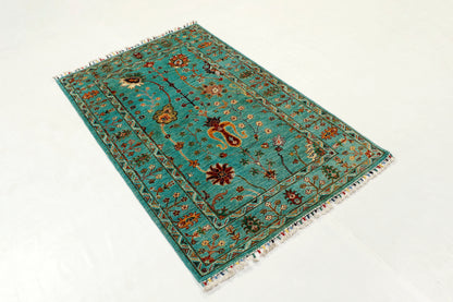 Sultani Aqua Rug PC 56514 - 1.55m X 0.98m