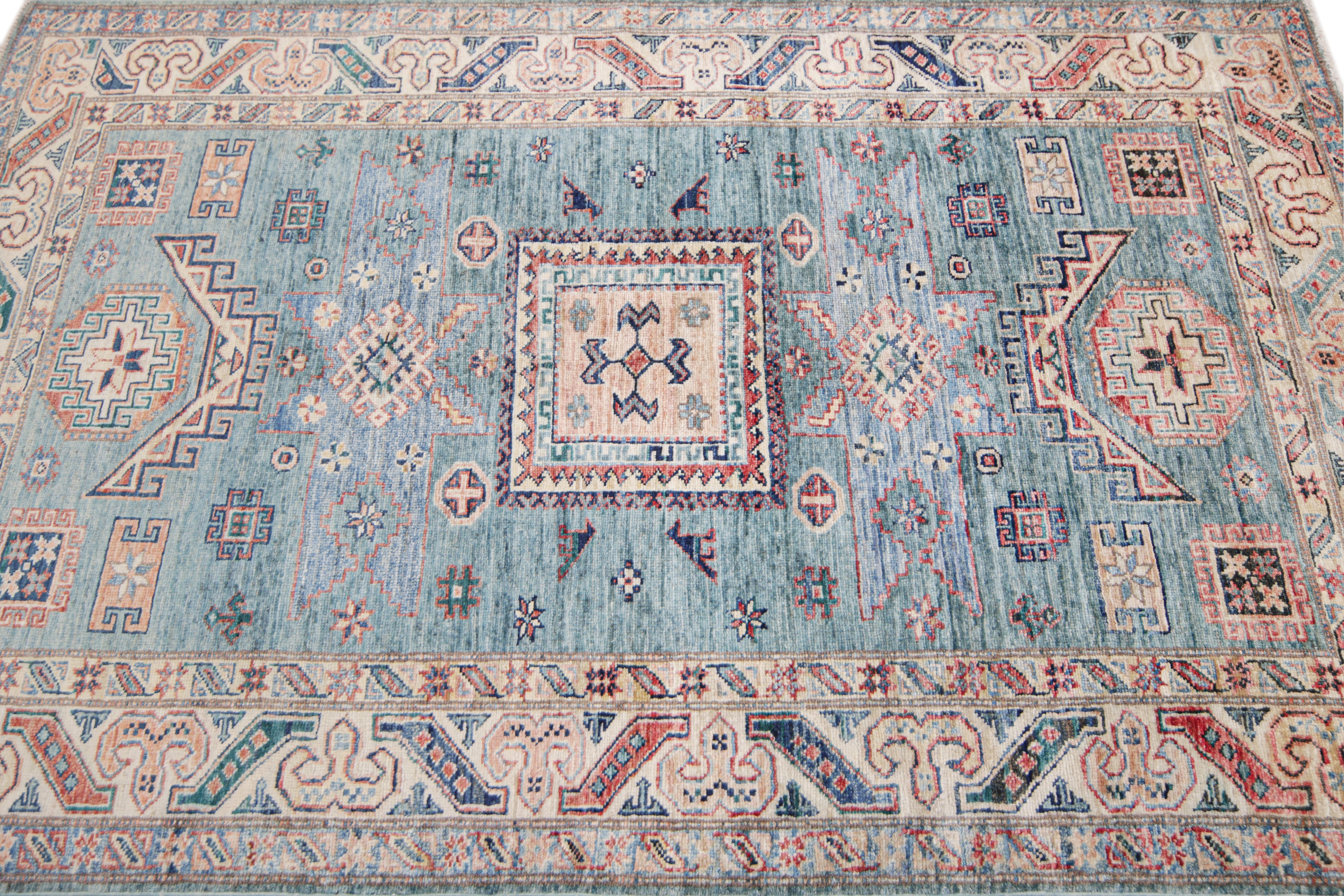 Supreme Kazak Green Rug PC 57491 - 1.90m X 1.17m