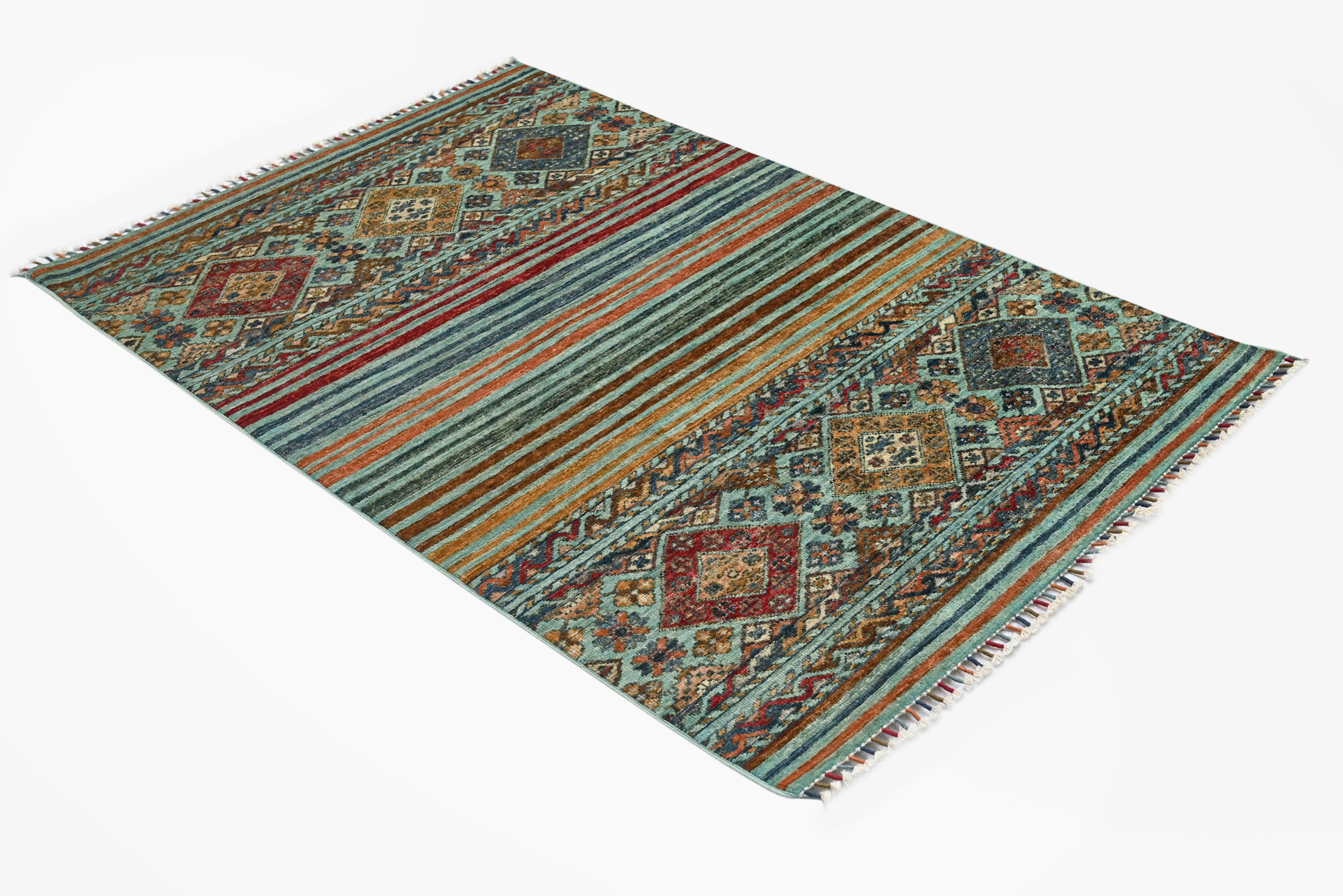Khurjeen Aqua Rug PC 56449 - 1.57m X 1.05m