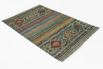 Khurjeen Aqua Rug PC 56449 - 1.57m X 1.05m