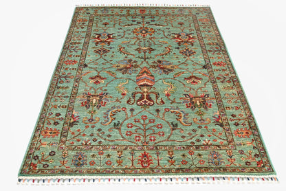 Sultani Green Rug PC 56444 - 1.76m X 1.21m