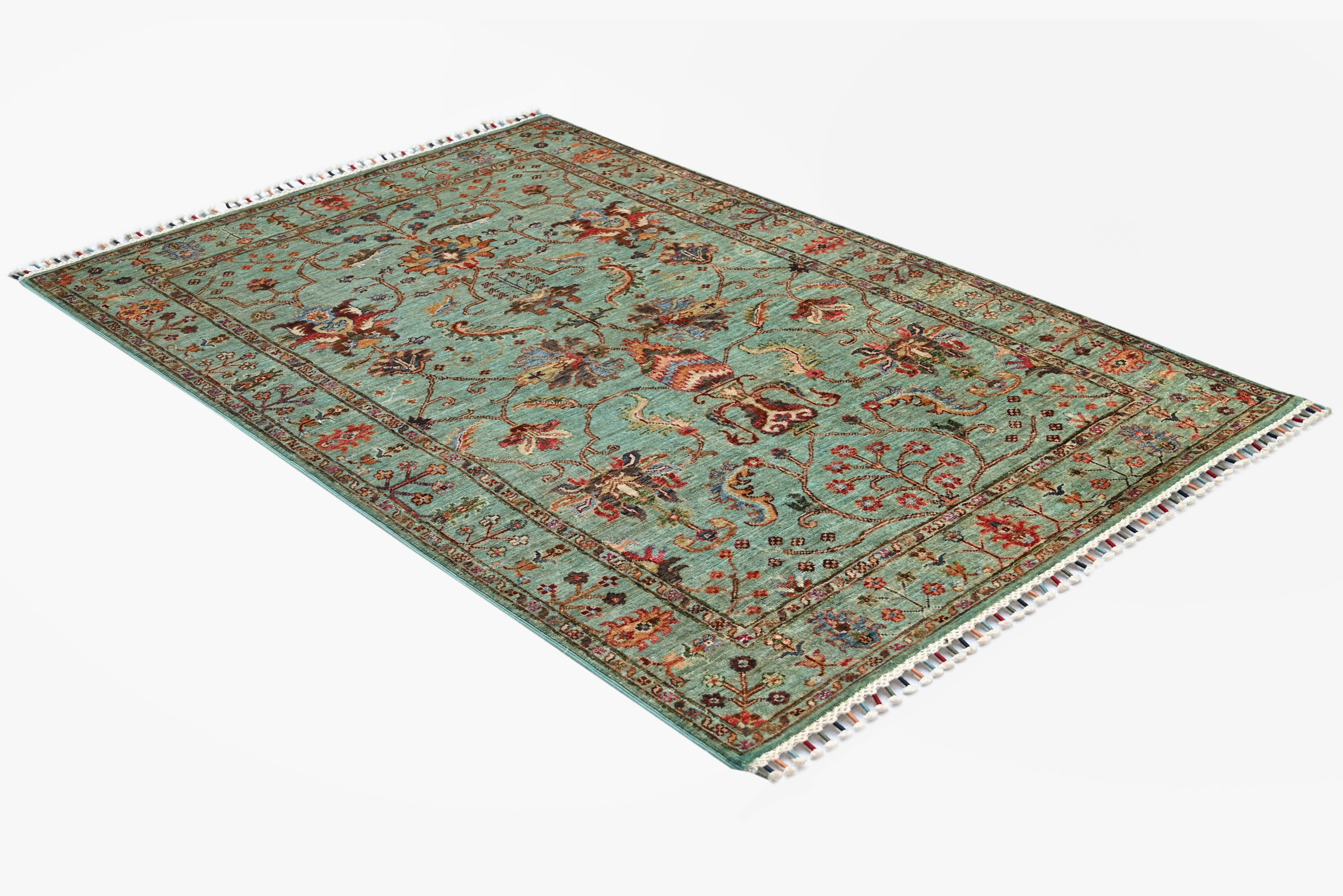 Sultani Green Rug PC 56444 - 1.76m X 1.21m