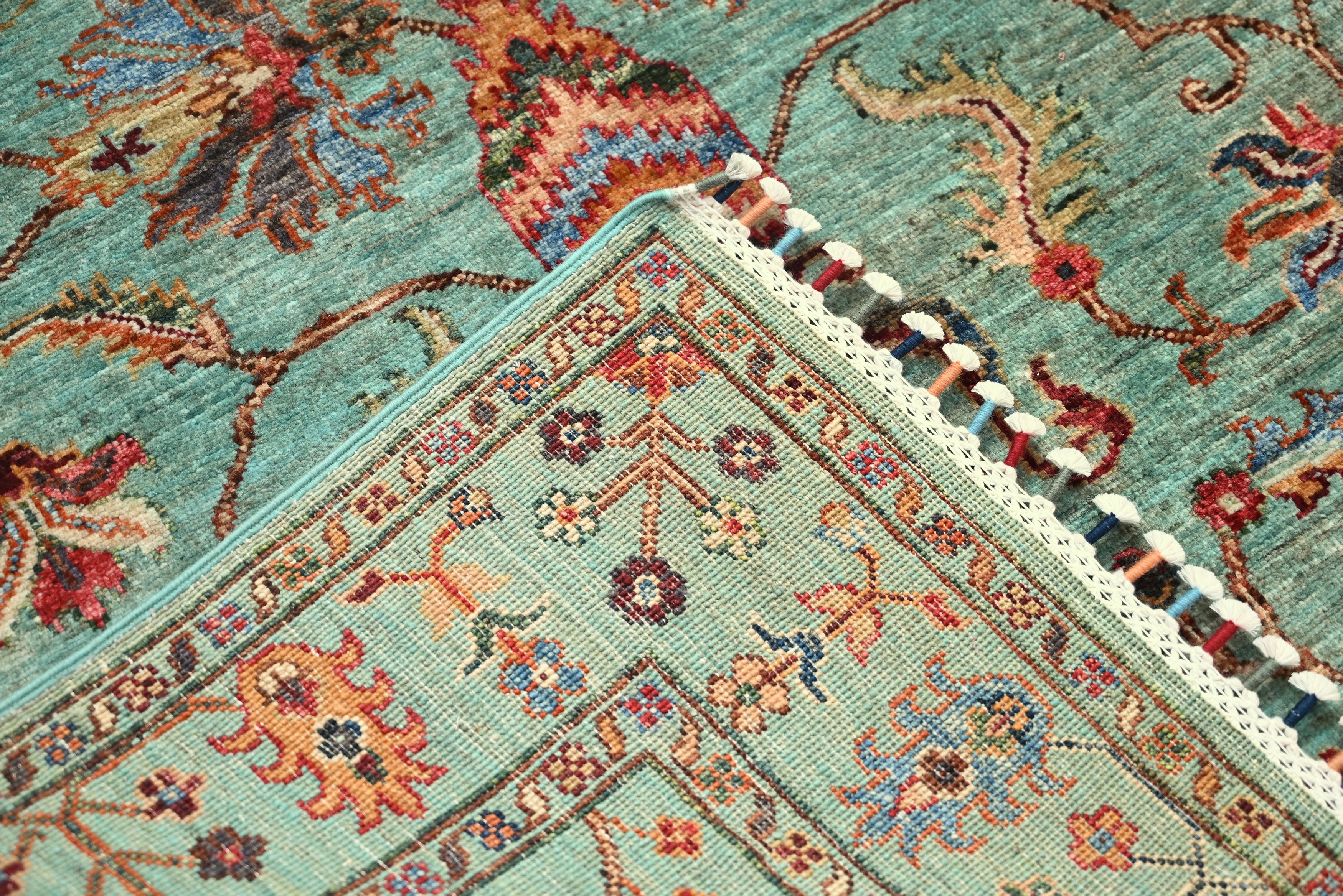 Sultani Green Rug PC 56444 - 1.76m X 1.21m