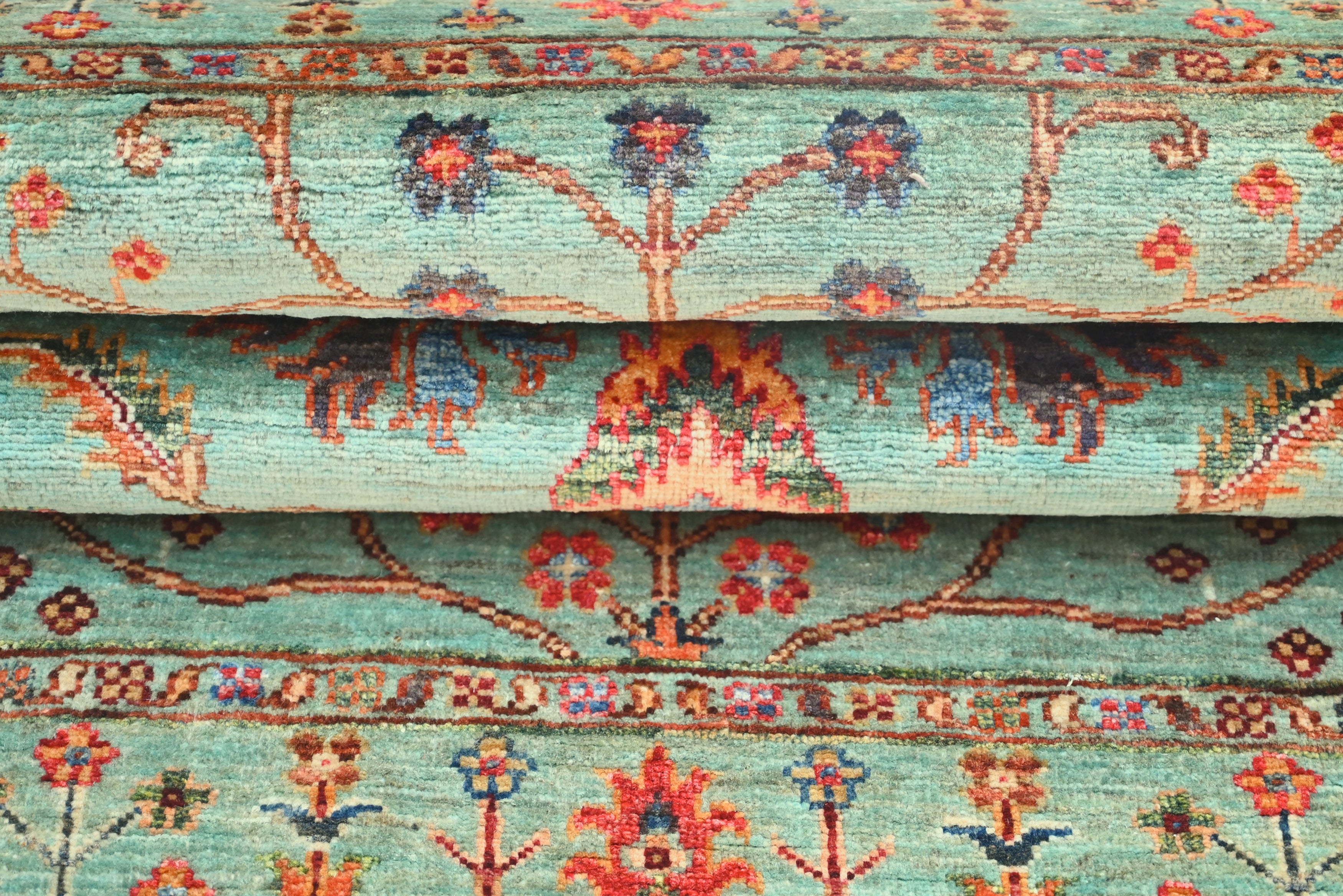 Sultani Green Rug PC 56444 - 1.76m X 1.21m