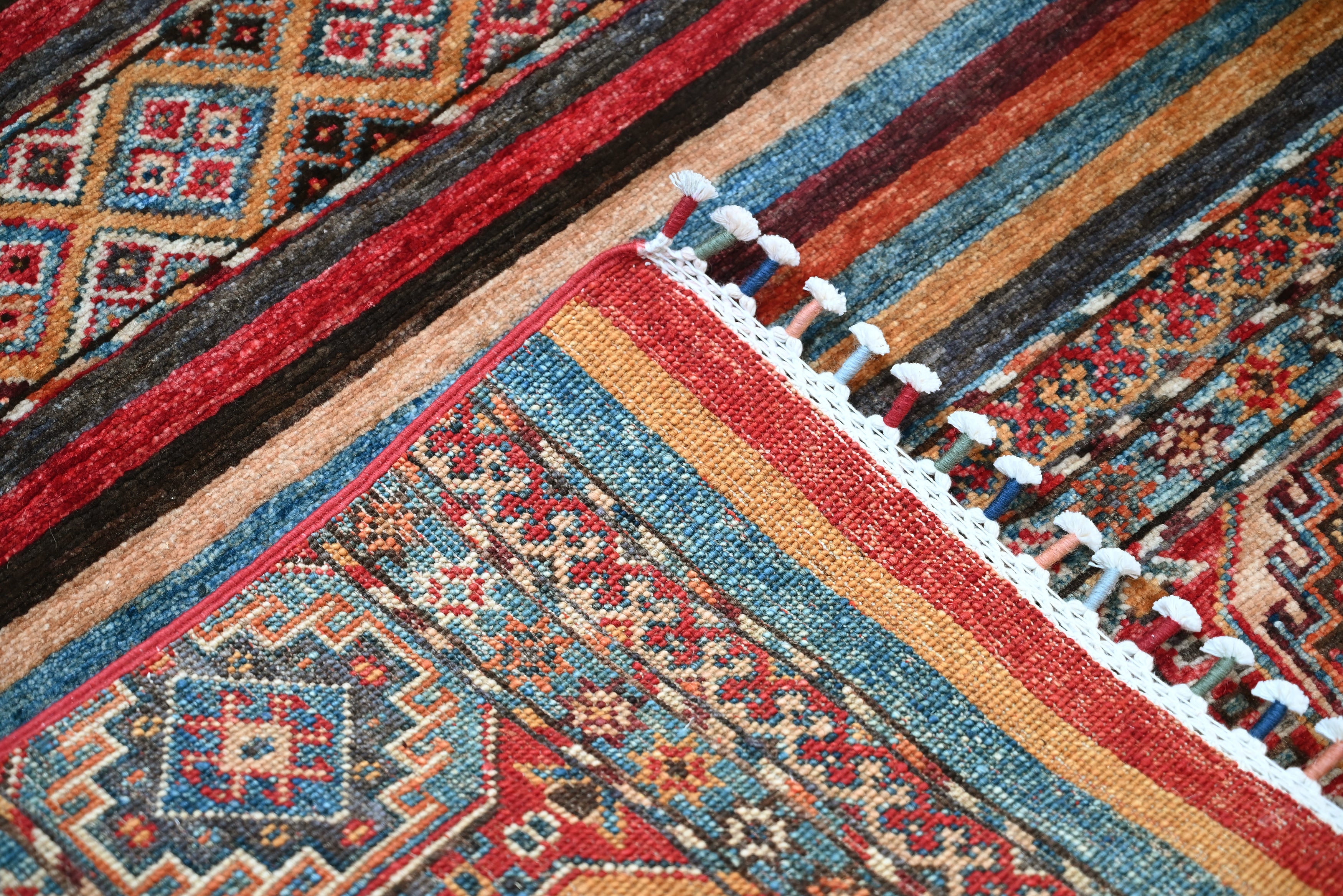 Khurjeen Multi Rug PC 56460 - 1.26m X 0.84m
