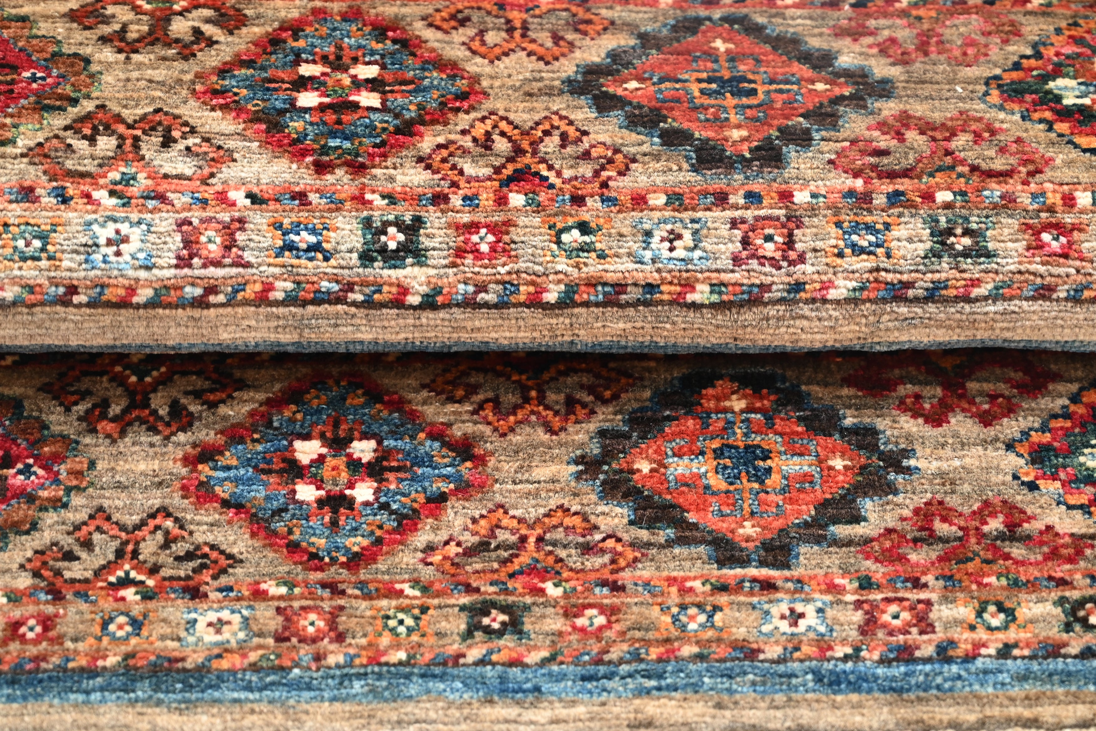 Khurjeen Natural Rug PC 56472 - 0.88m X 0.6m