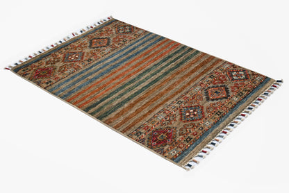 Khurjeen Natural Rug PC 56479 - 0.89m X 0.61m