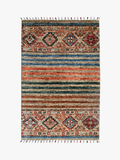 Khurjeen Natural Rug PC 56469 - 0.90m X 0.62m