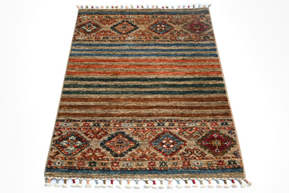 Khurjeen Natural Rug PC 56469 - 0.90m X 0.62m