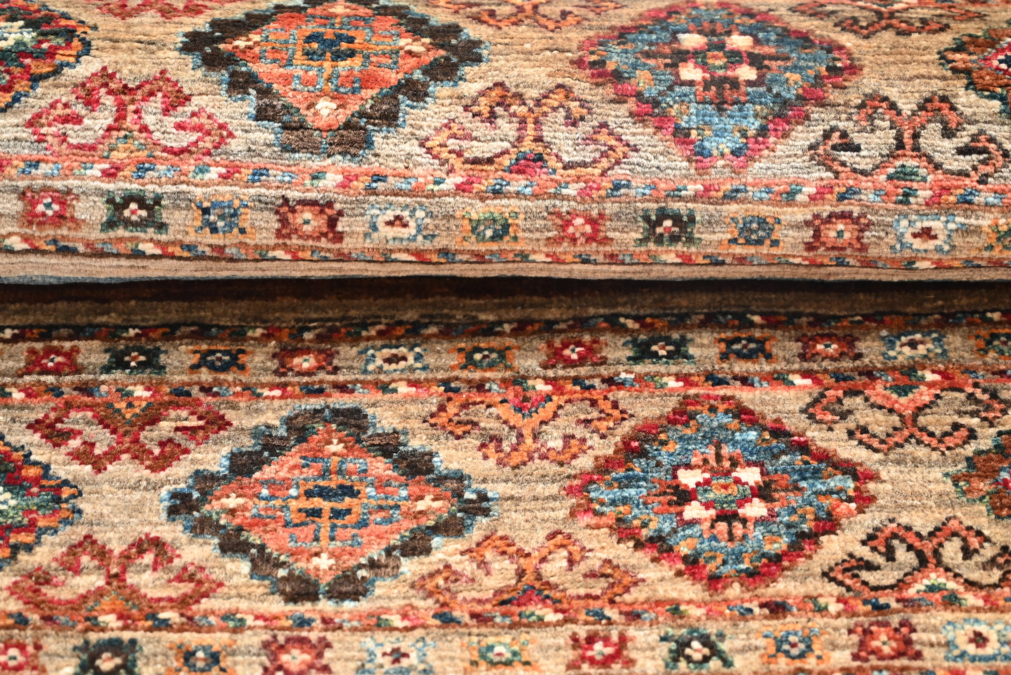 Khurjeen Natural Rug PC 56469 - 0.90m X 0.62m