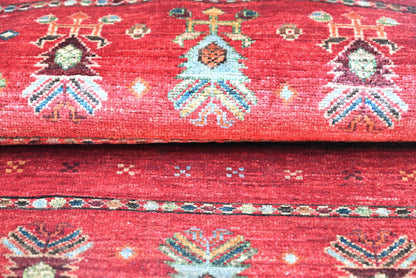 Khurjeen Red Rug PC 57569 - 0.89m X 0.60m