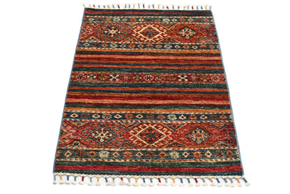 Khurjeen Multi Rug PC 57571 - 0.89m X 0.60m