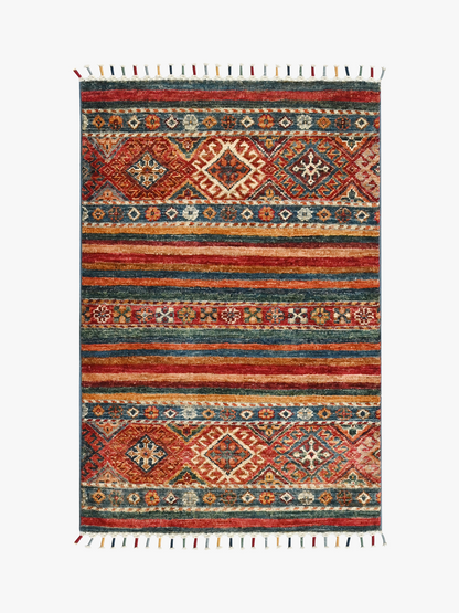 Khurjeen Multi Rug PC 57570 - 0.90m X 0.62m