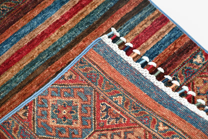 Khurjeen Multi Rug PC 56478 - 0.94m X 0.59m