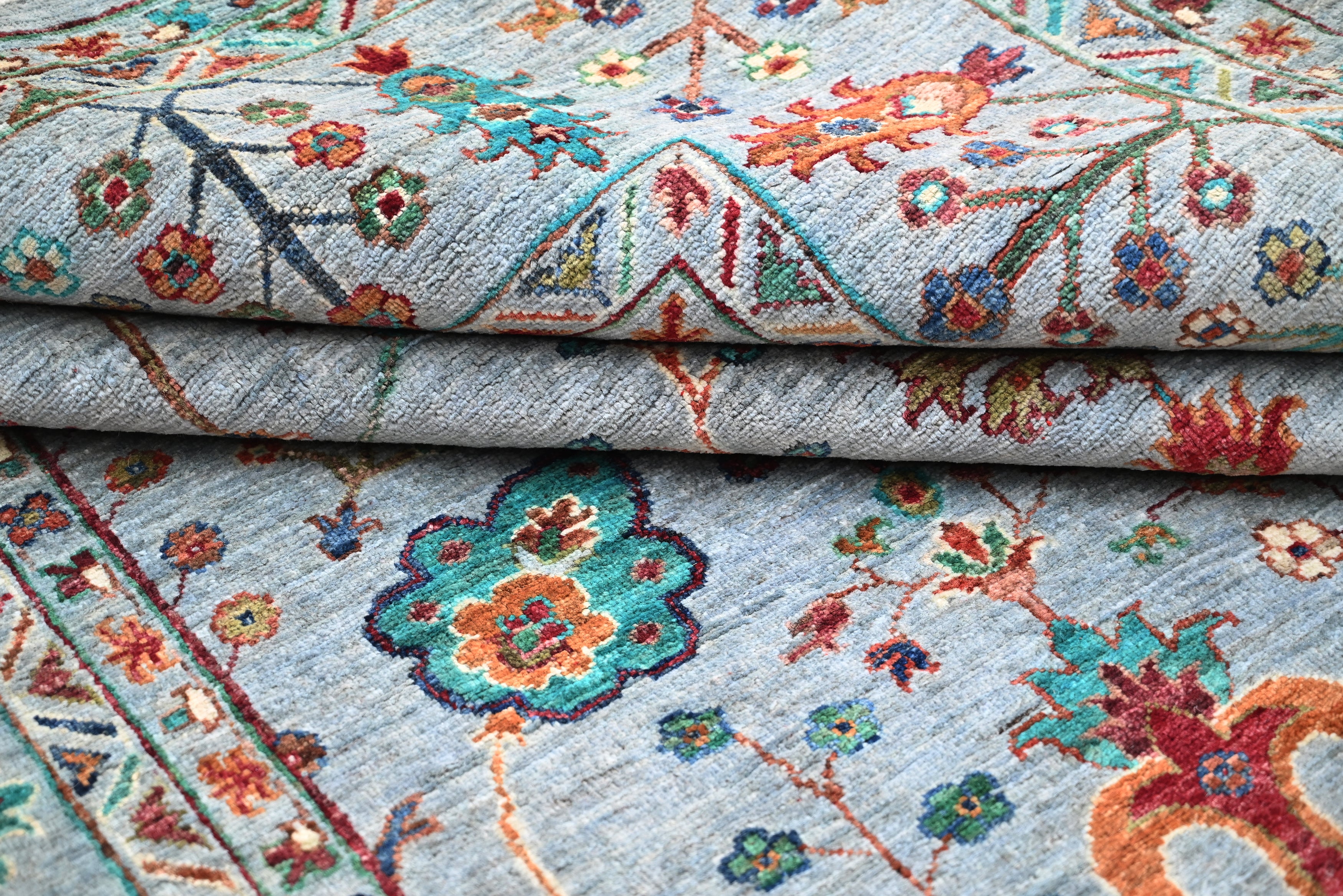 Sultani Grey Rug PC 57545 - 3.03m X 2.02m