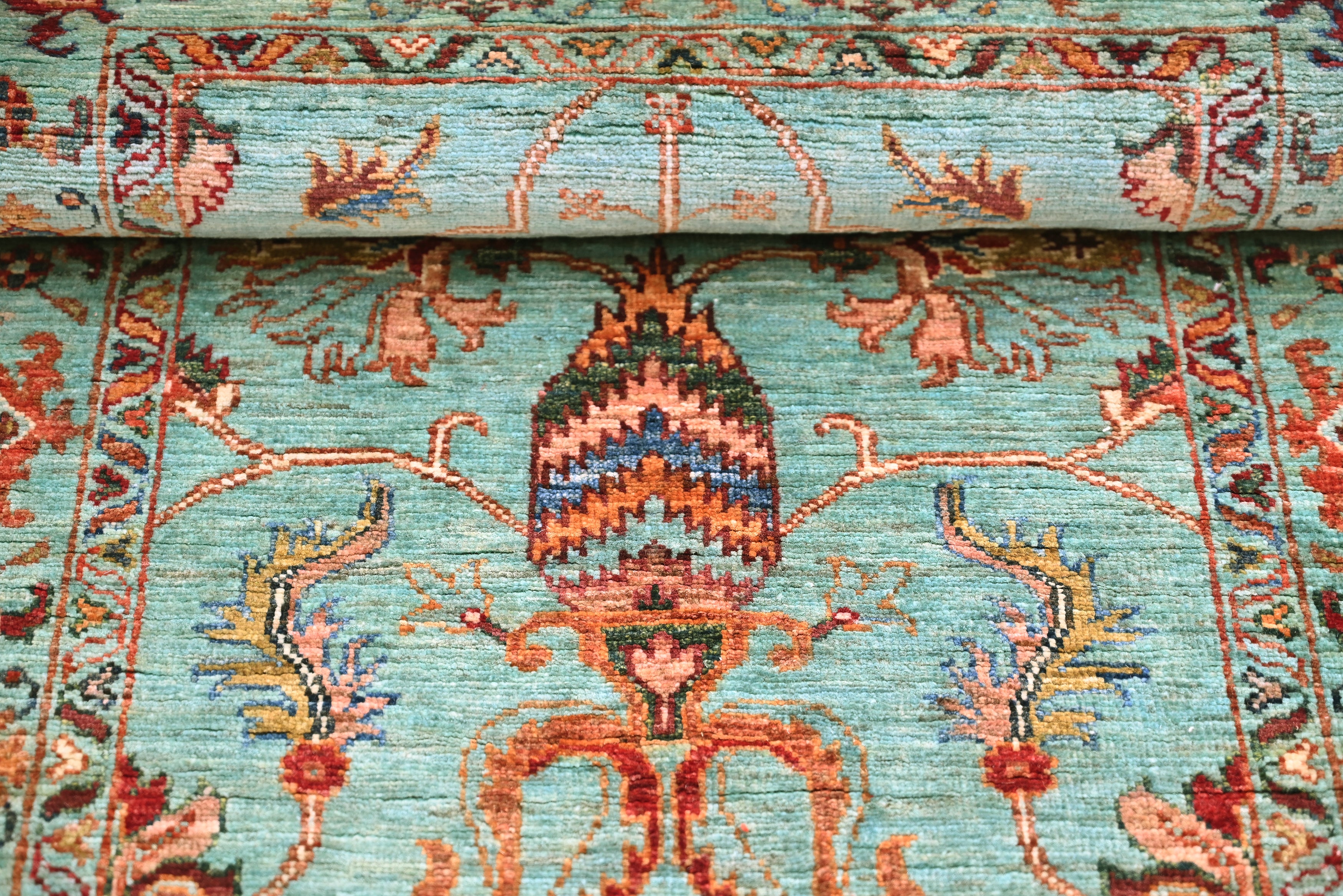Sultani Aqua Rug PC 57558 - 1.24m X 0.82m