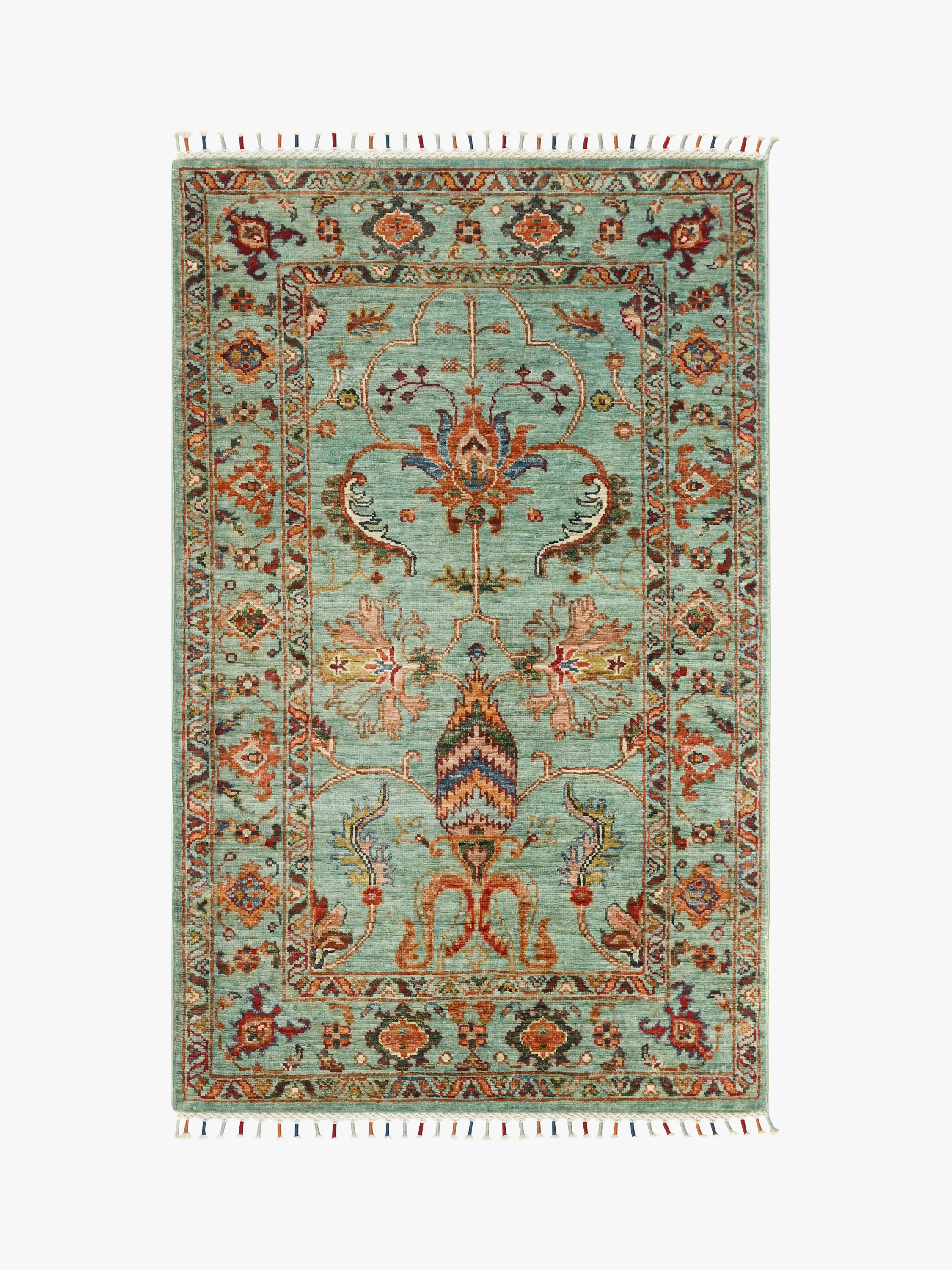 Sultani Aqua Rug PC 57559 - 1.24m X 0.77m