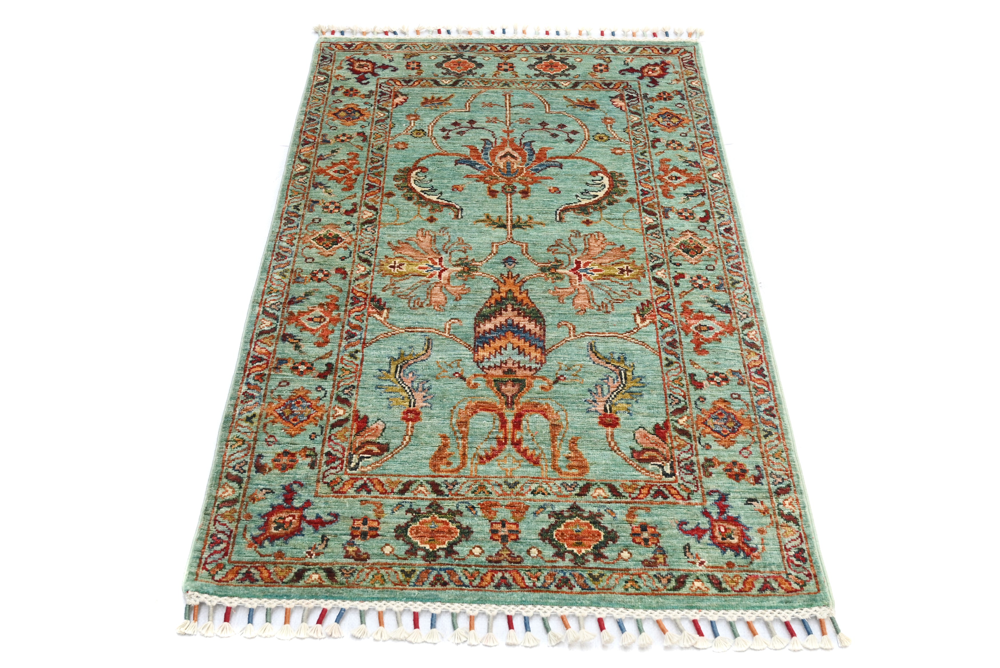 Sultani Aqua Rug PC 57559 - 1.24m X 0.77m